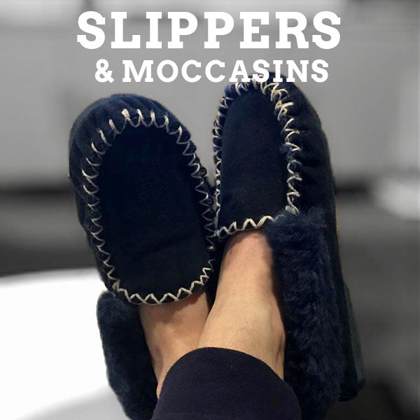Slippers &amp; Moccasins