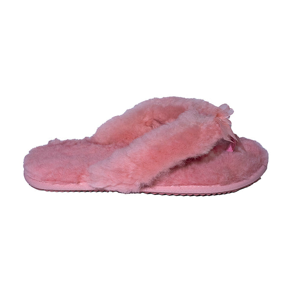 Front Bow UGG Slipper Pink