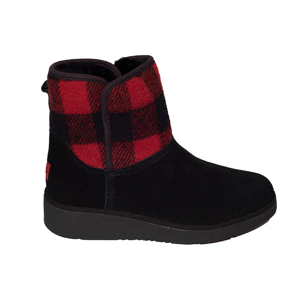 Classic Ultra Short Ugg with Sock and Wedge Sole Red