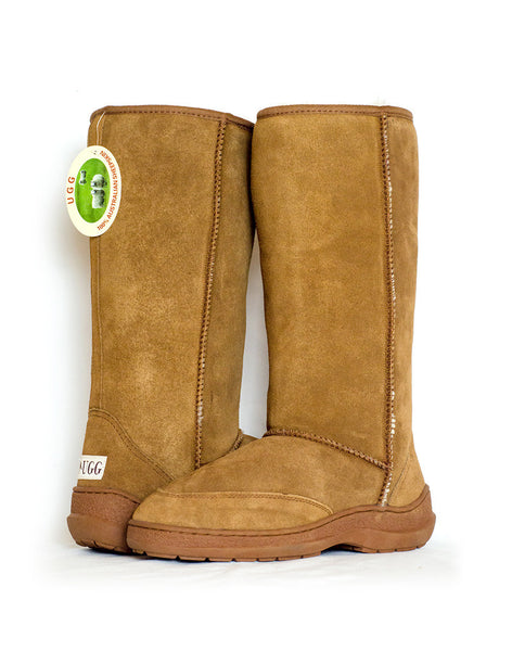 Millers Classic Tall 14" UGG with stitched sole Chesnut